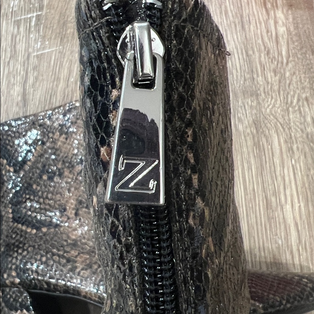 Zara Python Print Ankle Boots - image 5